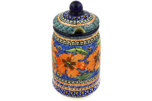 Jar with Lid with Opening 7"