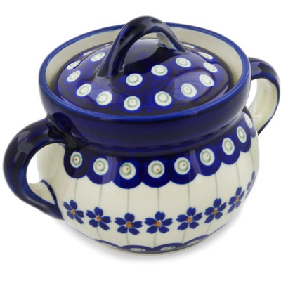 Jar with Lid and Handles 6"