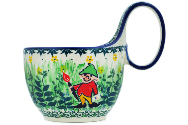 Bowl with Loop-Handle 6"