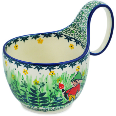 Bowl with Loop-Handle 6"