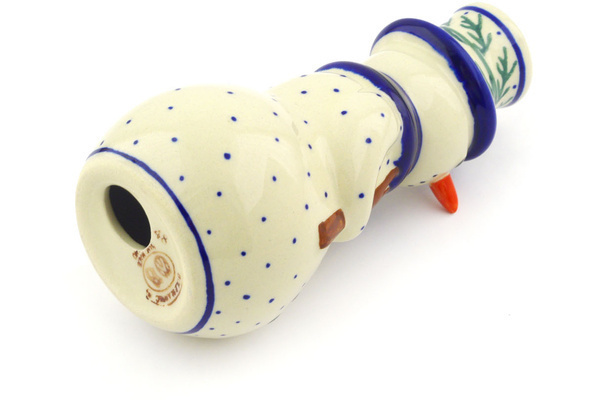 Snowman Candle Holder 6"