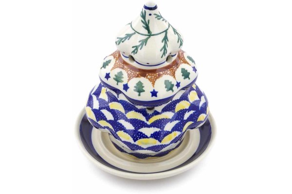 Christmas Tree Candle Holder 7"