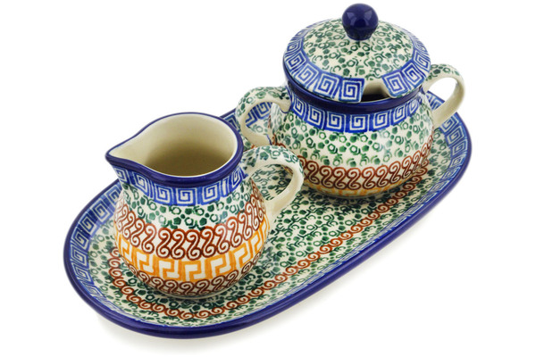 Sugar and Creamer Set 10"