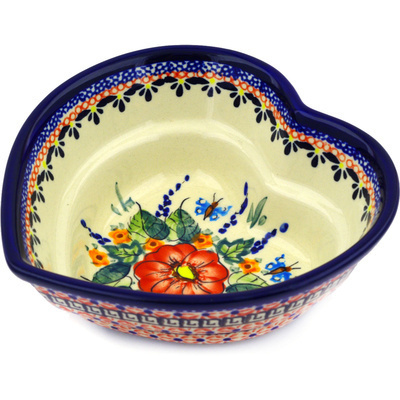 Heart Shaped Bowl 6"