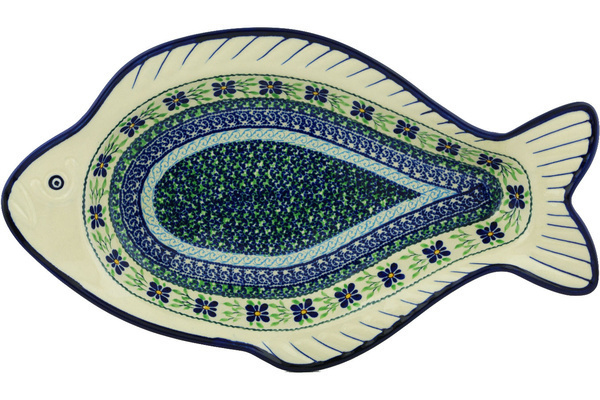 Fish Shaped Platter 17"