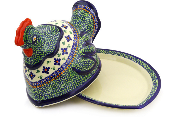 Dish with Hen Cover 14"