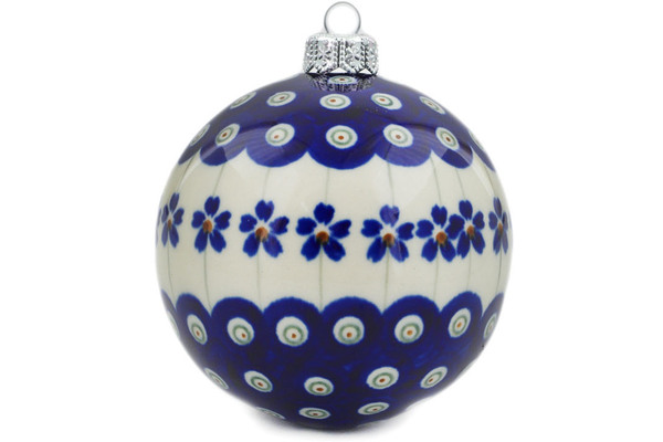 Christmas Ball Ornament 4"