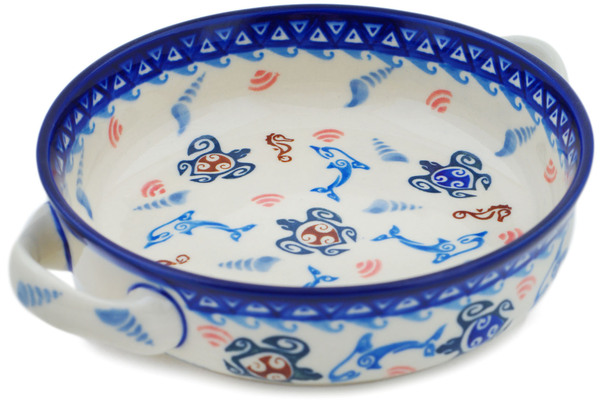 Round Baker with Handles 8"