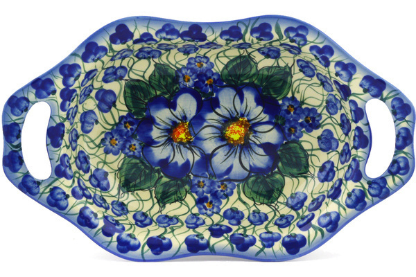 Oval Baker with Handles 13"