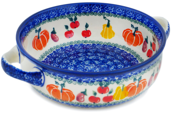 Round Baker with Handles 8"