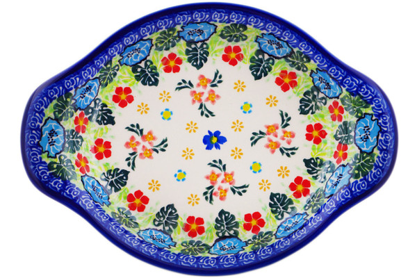 Platter with Handles 9"