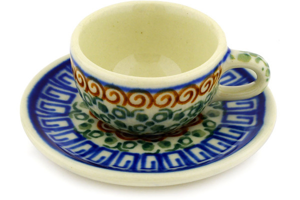 Mini Cup and Saucer 3"
