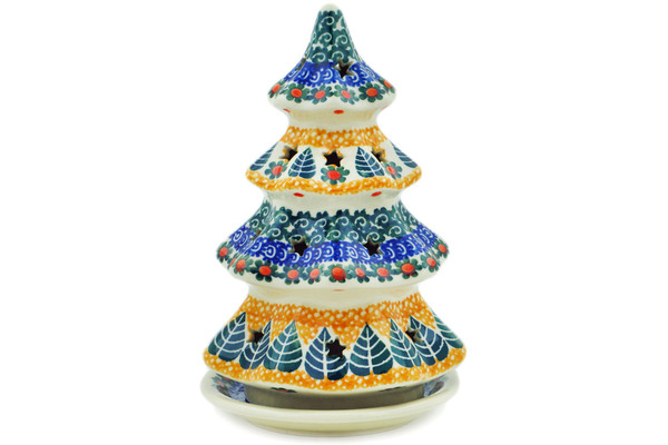Christmas Tree Candle Holder 8"