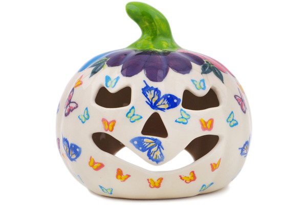 Jack O Lantern Candle Holder 5"