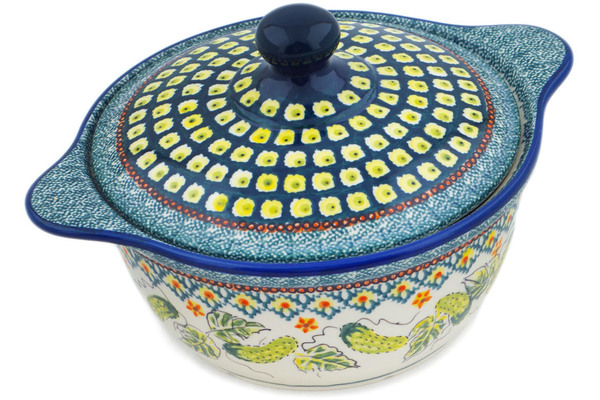 Baker with Cover with Handles 11"