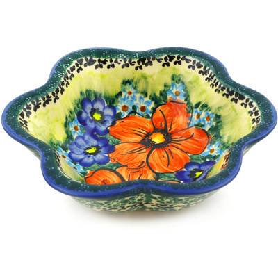 Scalloped Fluted Bowl 6"