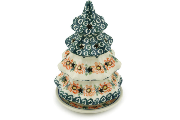 Christmas Tree Candle Holder 8"