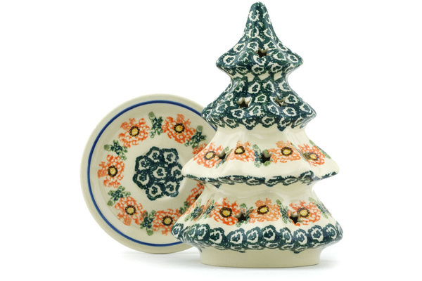 Christmas Tree Candle Holder 8"