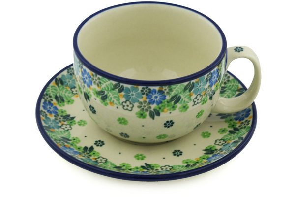 Cup with Saucer 13 oz