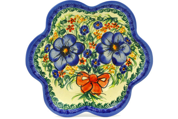 Scalloped Fluted Bowl 8"