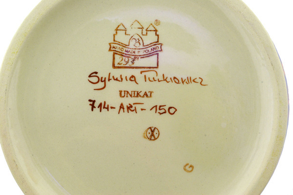 Jar with Lid and Handles 9"