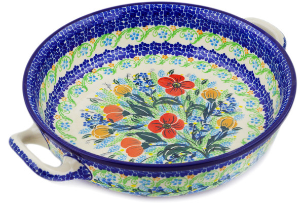 Round Baker with Handles 10-inch