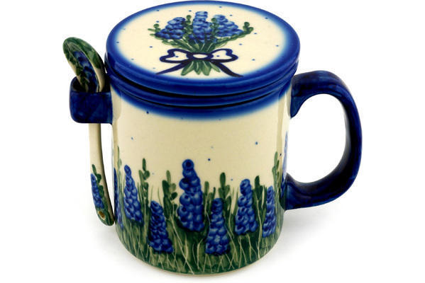 Brewing Mug with Spoon 13 oz