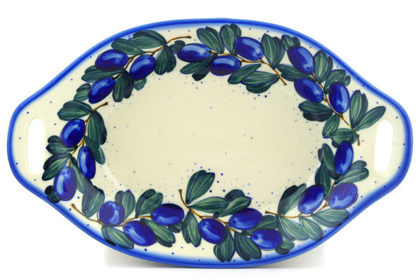 Platter with Handles 13"