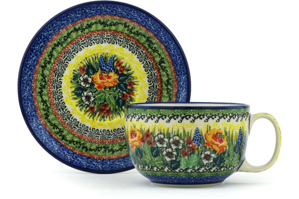 Cup with Saucer 13 oz