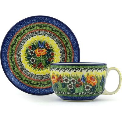 Cup with Saucer 13 oz