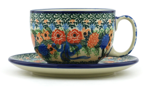 Cup with Saucer 13 oz