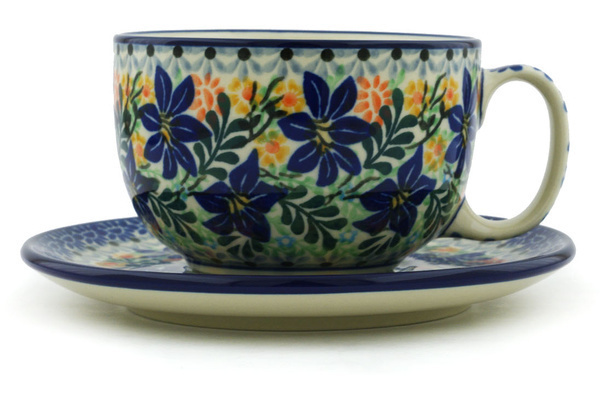 Cup with Saucer 13 oz
