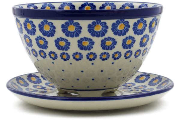 Colander with Plate 8"