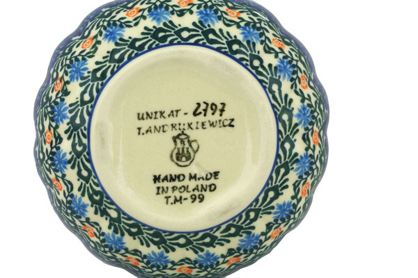 Scalloped Fluted Bowl 5"