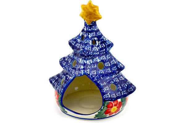 Christmas Tree Candle Holder 8"