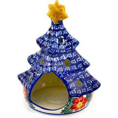 Christmas Tree Candle Holder 8"