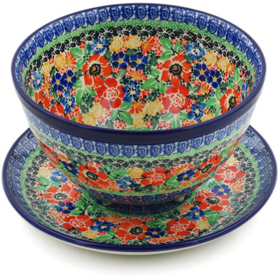 Colander with Plate 8"