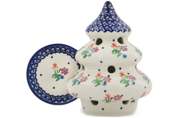 Christmas Tree Candle Holder 7"