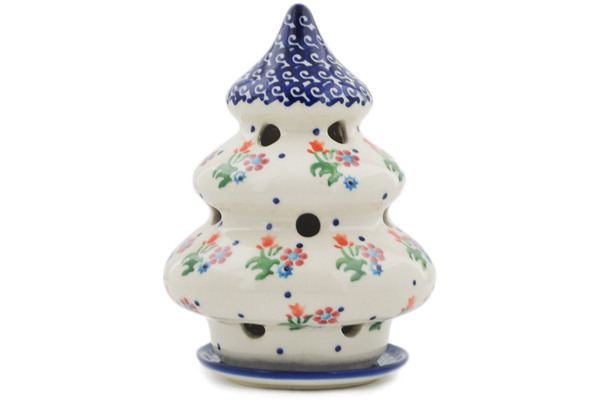 Christmas Tree Candle Holder 7"