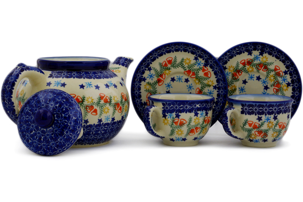 5-Piece Tea Coffee Set for Two