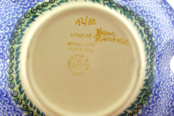 Scalloped Fluted Bowl 9"