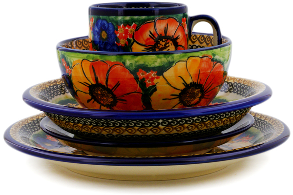 Place Setting 5-Piece: Mug, Bowl, Pasta Bowl, Dinner Plate, Dessert Plate