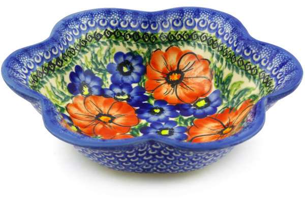 Scalloped Fluted Bowl 8"