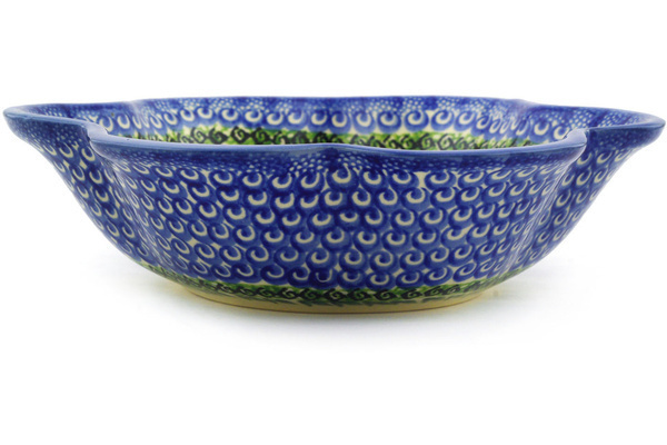 Scalloped Fluted Bowl 8"