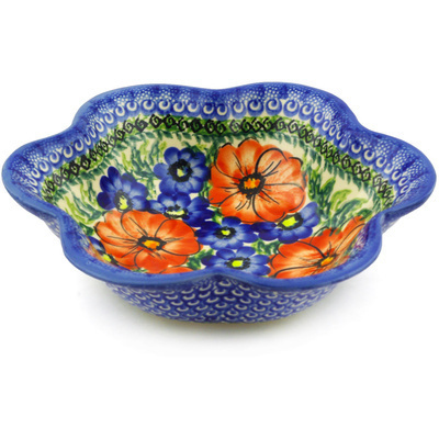 Scalloped Fluted Bowl 8"