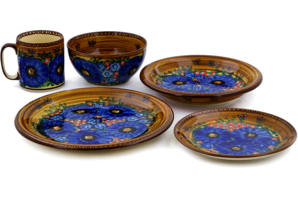 Place Setting 5-Piece: Mug, Bowl, Pasta Bowl, Dinner Plate, Dessert Plate