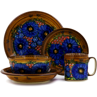 Place Setting 5-Piece: Mug, Bowl, Pasta Bowl, Dinner Plate, Dessert Plate