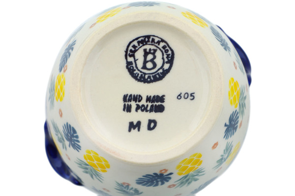 Jar with Lid and Handles 7"