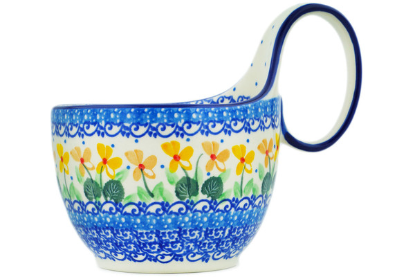 Bowl with Loop-Handle 6"