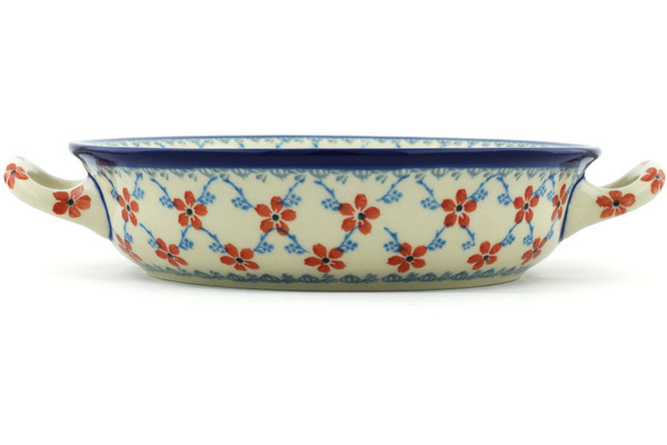 Round Baker with Handles 8"